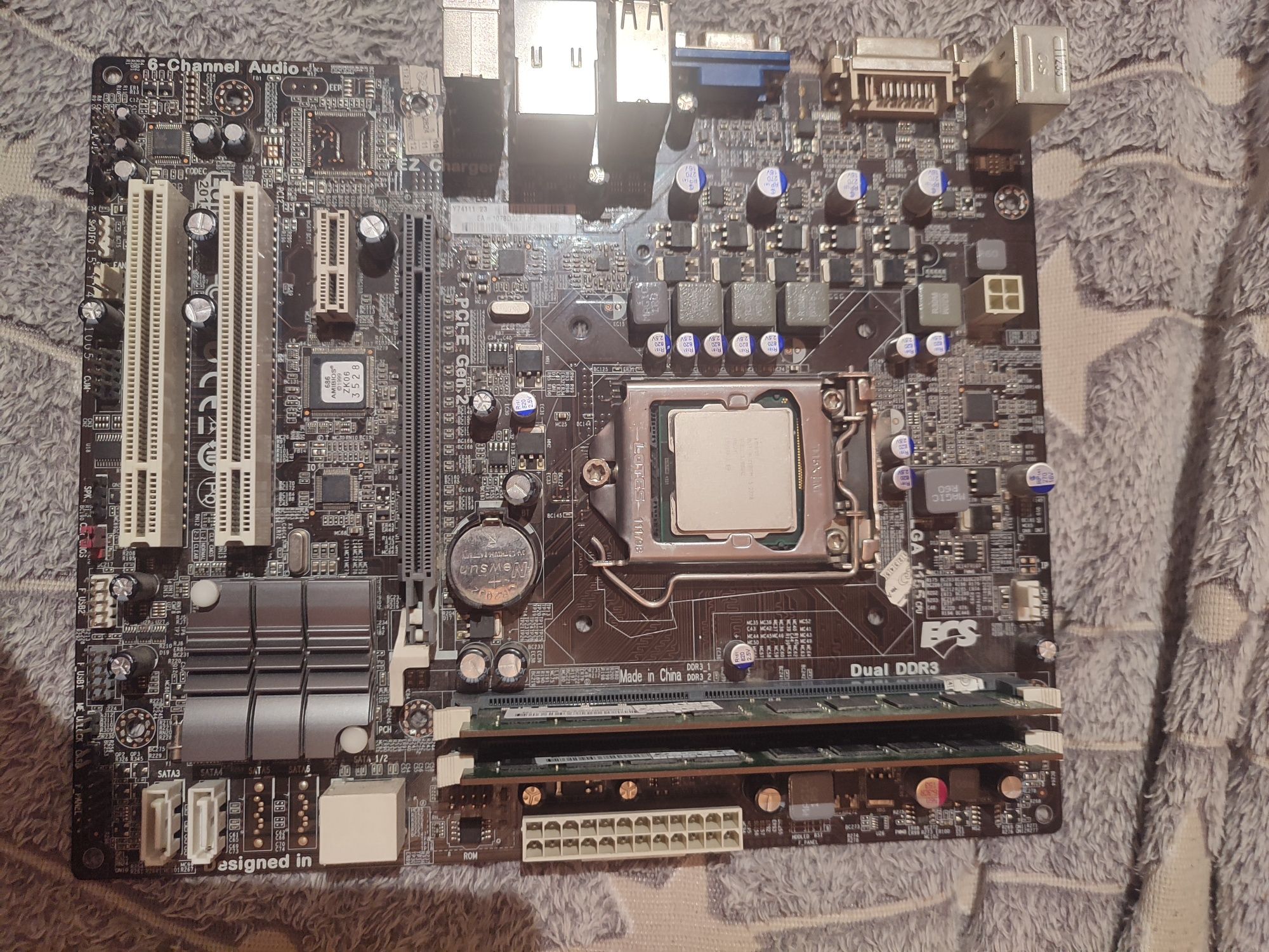Комплект: с I5 2320 + мать + ОЗУ