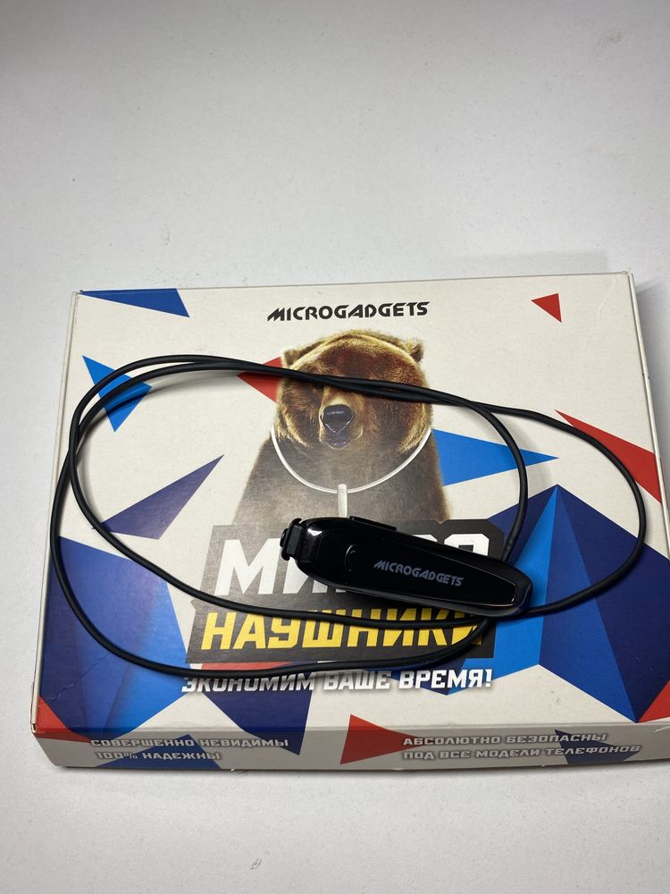 Микро-наушники для студ Microgadgets VIP 2в1