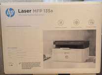 Продам  принтер HP Laser MFP 135a три в одном