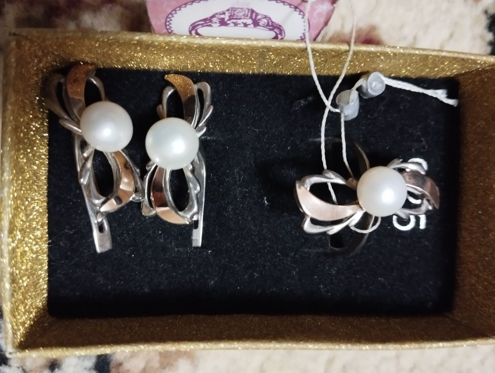 Продам серебро кольца, серьги