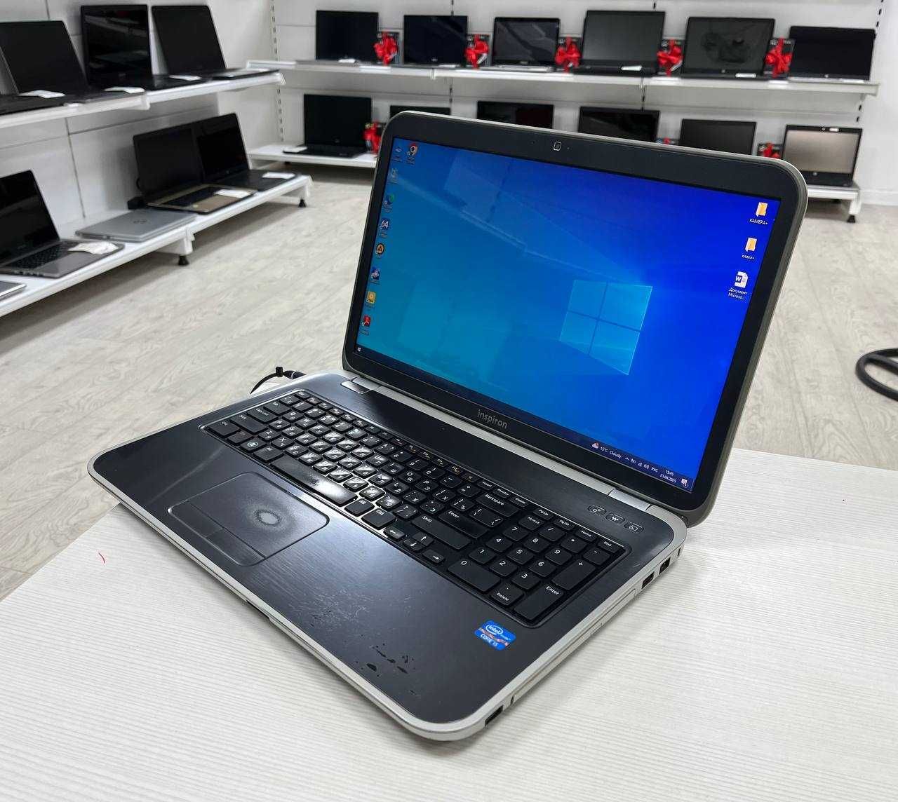 Большой экран Dell Core i5/озу 6гб/SSD 128/HDd 500/Дешевый ноутбук