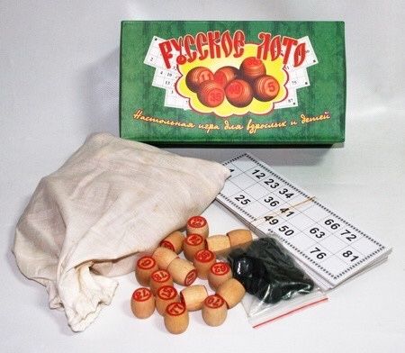 Настольная игра Русское лото - 24х13х8 см