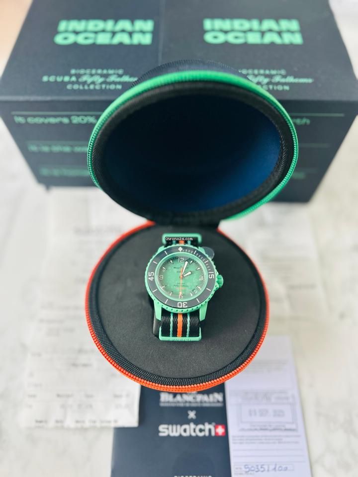 Часы Обмен Blancpain X Swatch Подводные до 97м. Оригинал. Италия.