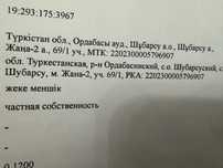 шубарсу 2 де жер участок сатылады