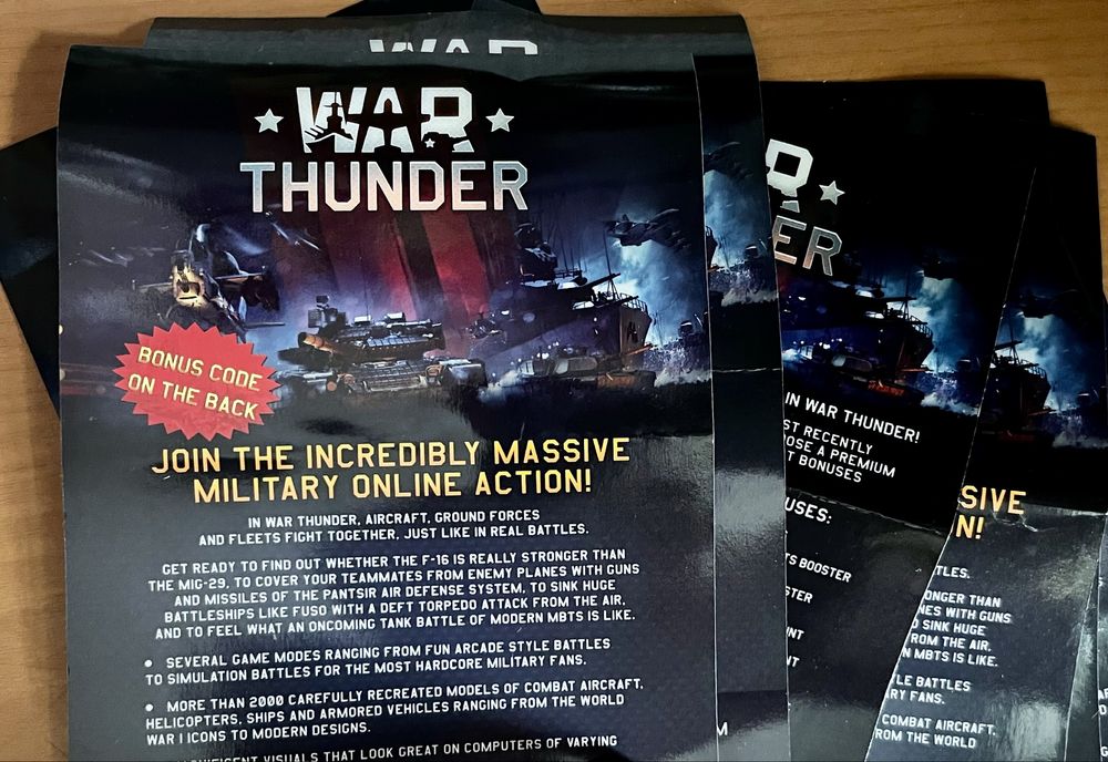 War thunder коды, бонус код.