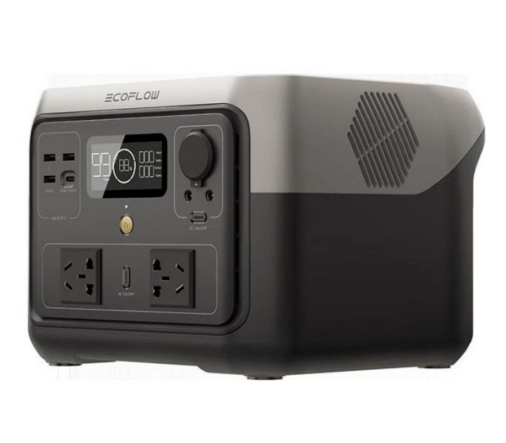 Портативное зарядное устройство EcoFlow River 2 Max 160000 мАч черный