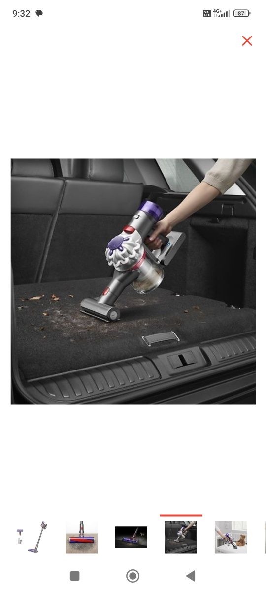 Пылесос Dyson V8 absolute gray
