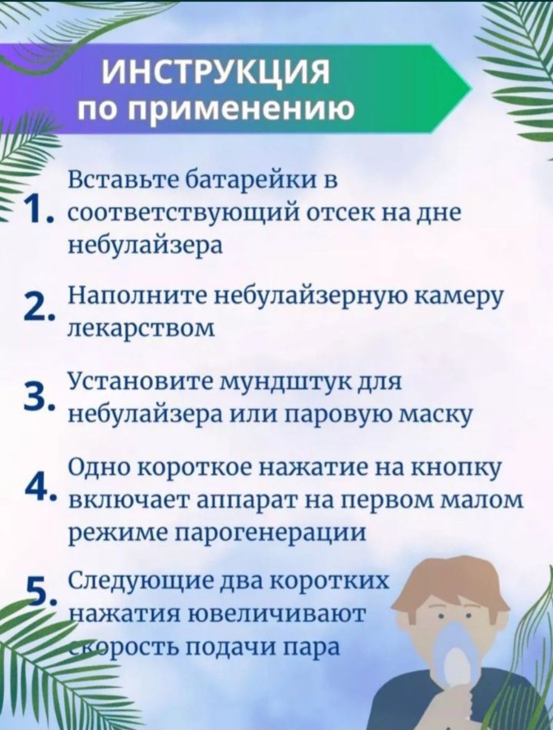 Продам портативные ингалятор небулайзер.