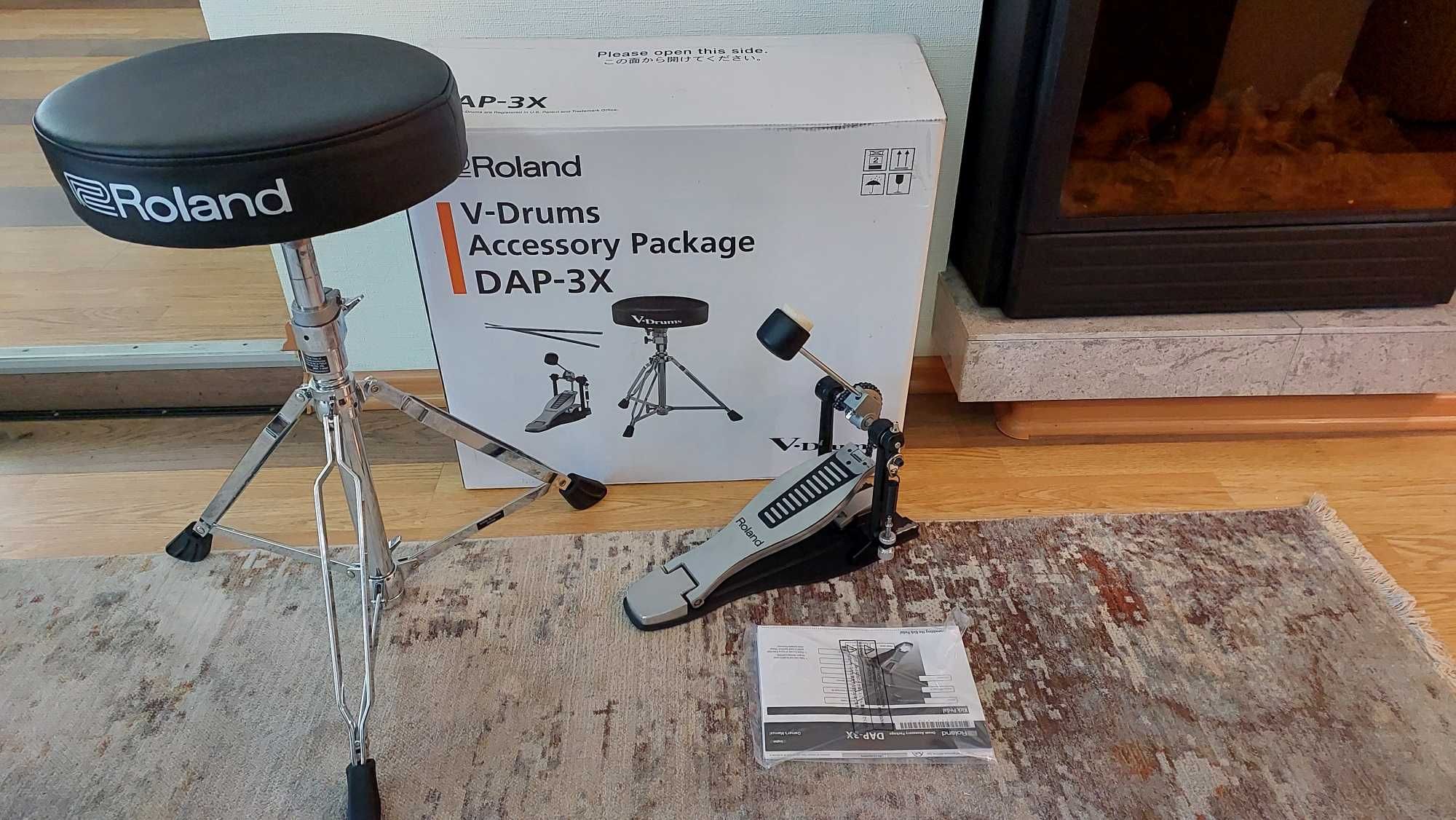 Ударная установка ROLAND  TD27K TD17KVX стул пэды  стойка педаль