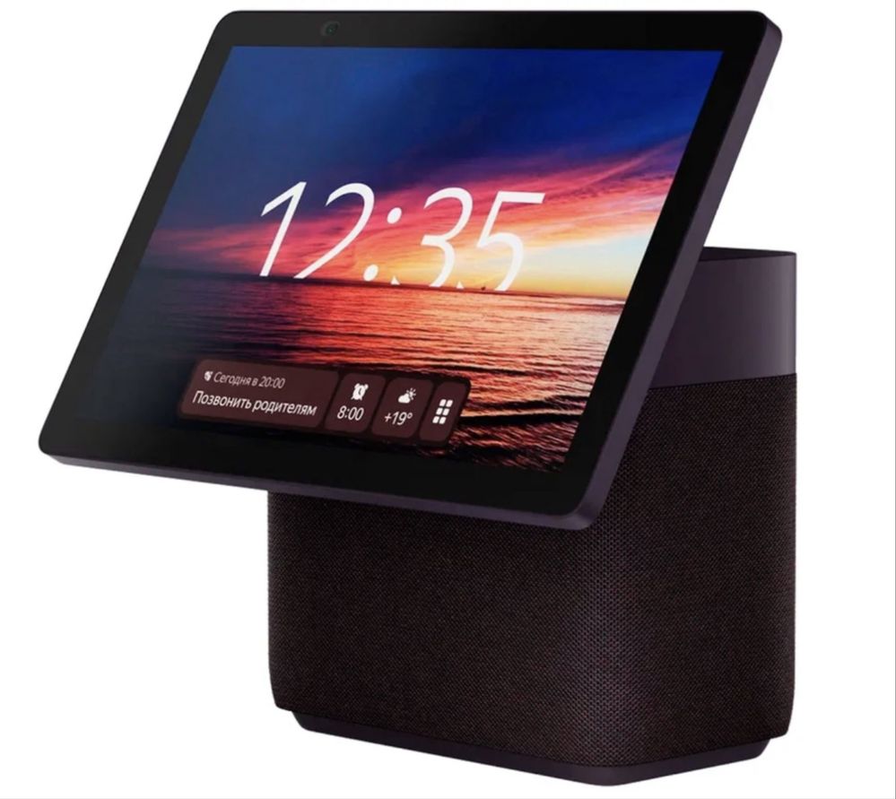 Умная колонка Яндекс Станция Дуо Макс с Zigbee, Красная