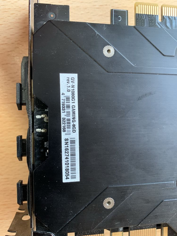 Gigabyte GEFORCE 1080 8 Gb