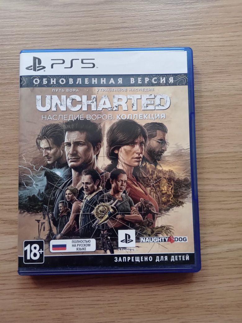 UNCHARTED для ps 5.Диск в хорошем состоянии