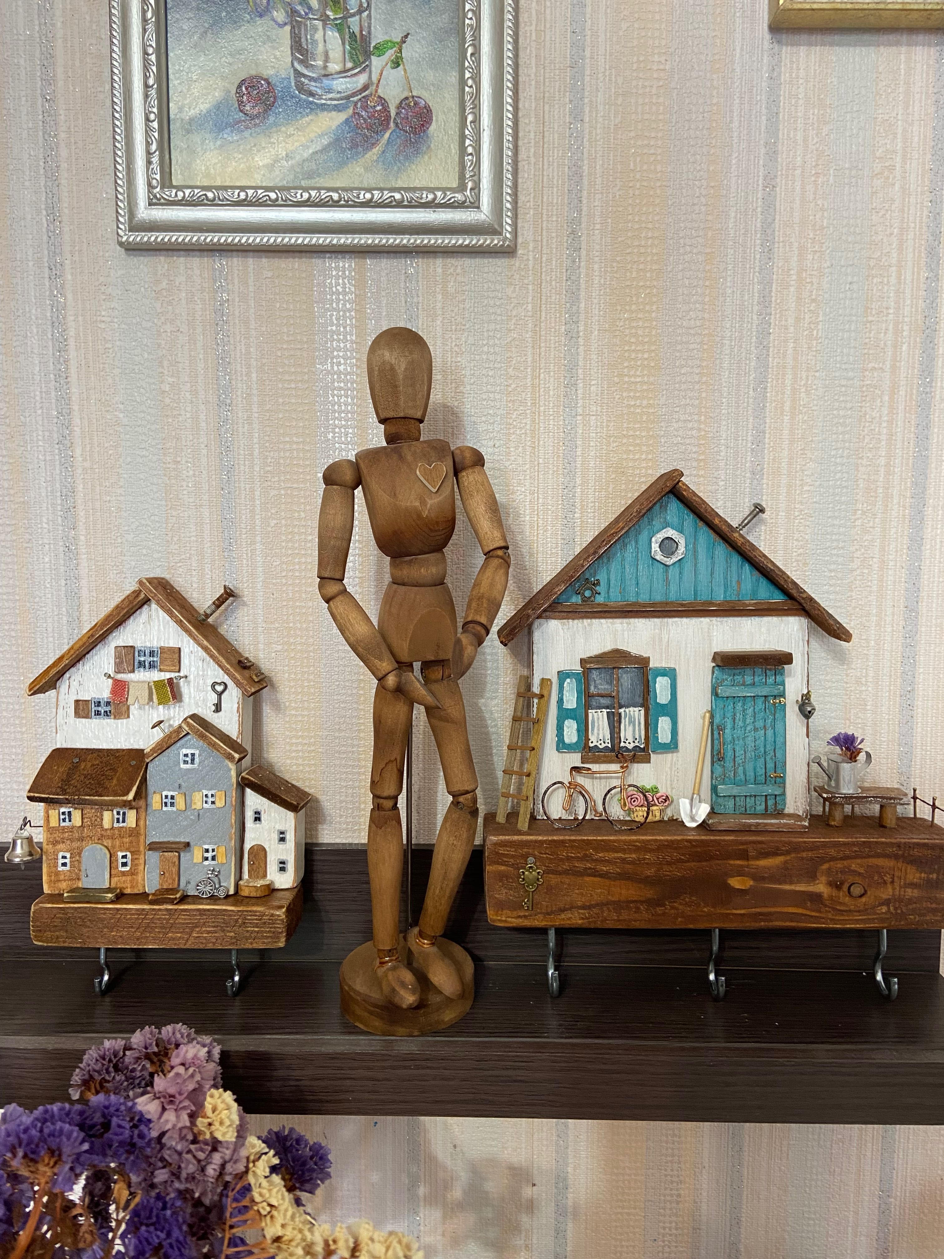 Ключница «Домики»