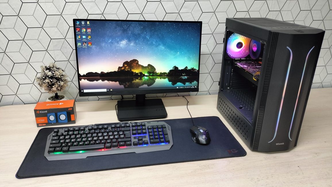 Intel Core i5-8400, GTX 1060 6GB, SSD+HDD мощный игровой компьютер