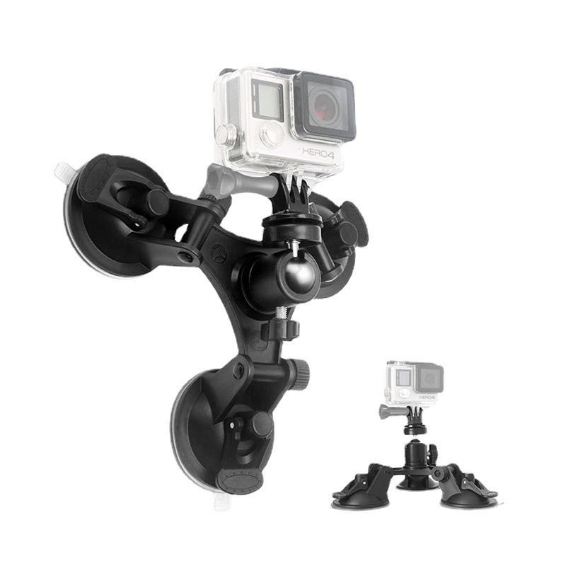 Тройная присоска для всех экшн камер - GoPro, SJCAM, Xiaomi yi, Sony
