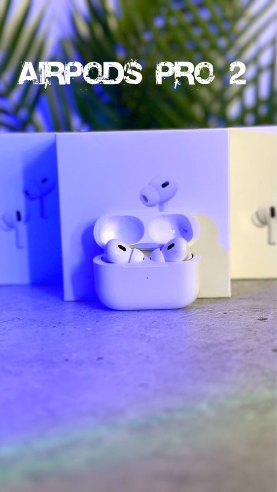 Мега Акция Наушник 1в1 AirPods 2 3 pro pro 2 Премиум с Шумкой