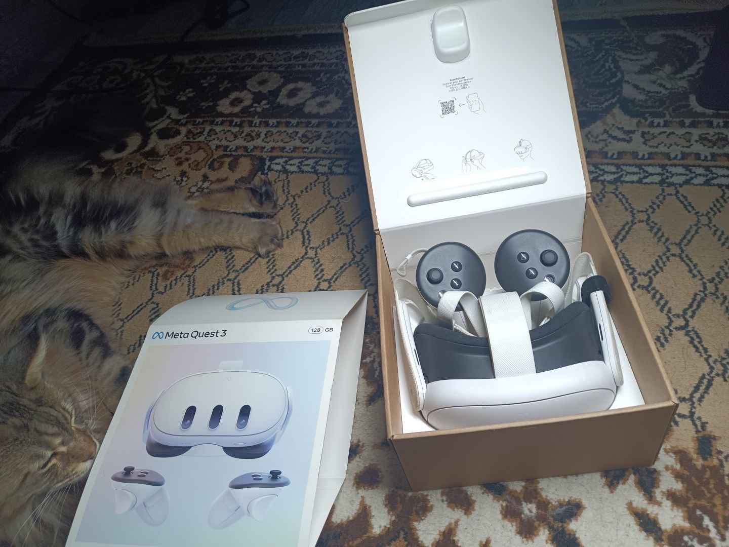 Oculus quest 3 128gb + программа по ул.качества автономного режима