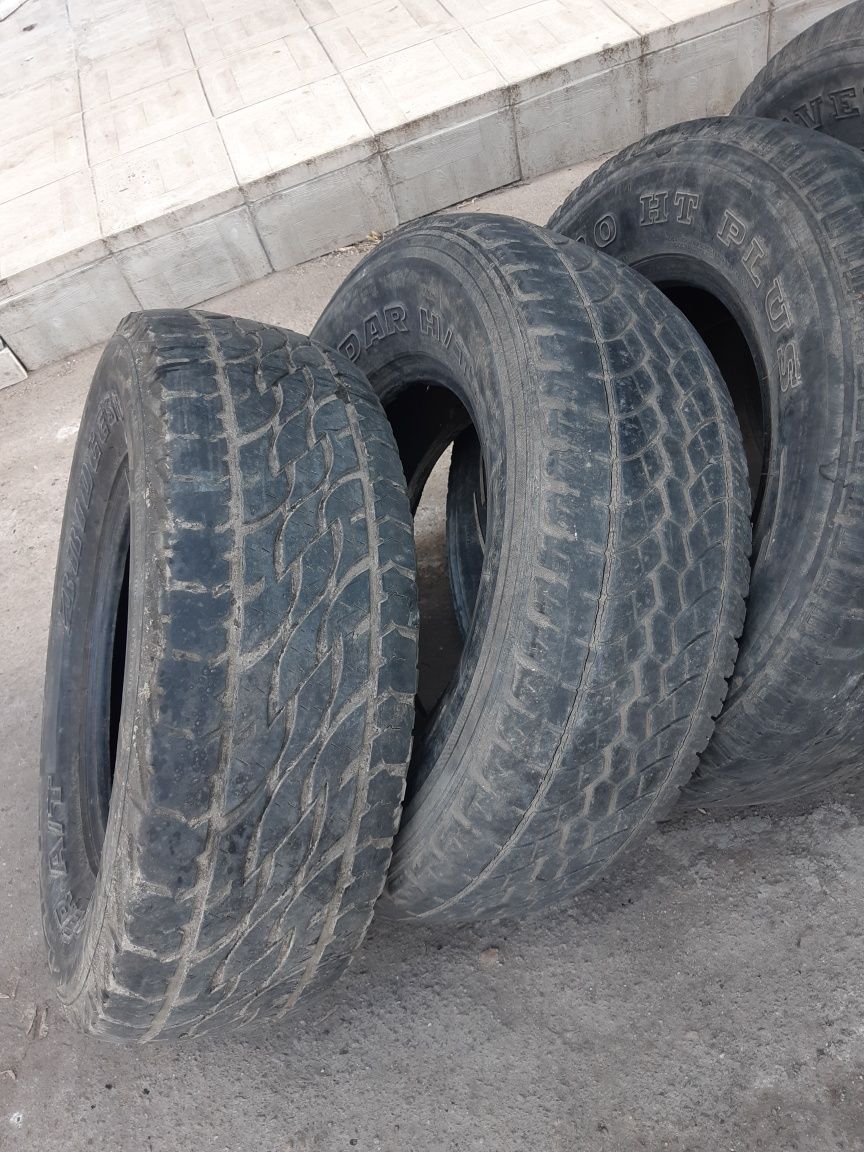 Продам шины 265/70/16 пришли с машиной. 4шт..