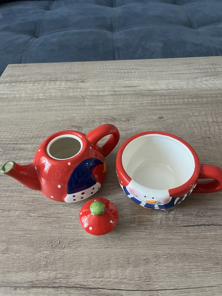 Продам керамическую пару! Чайник и чашечка!