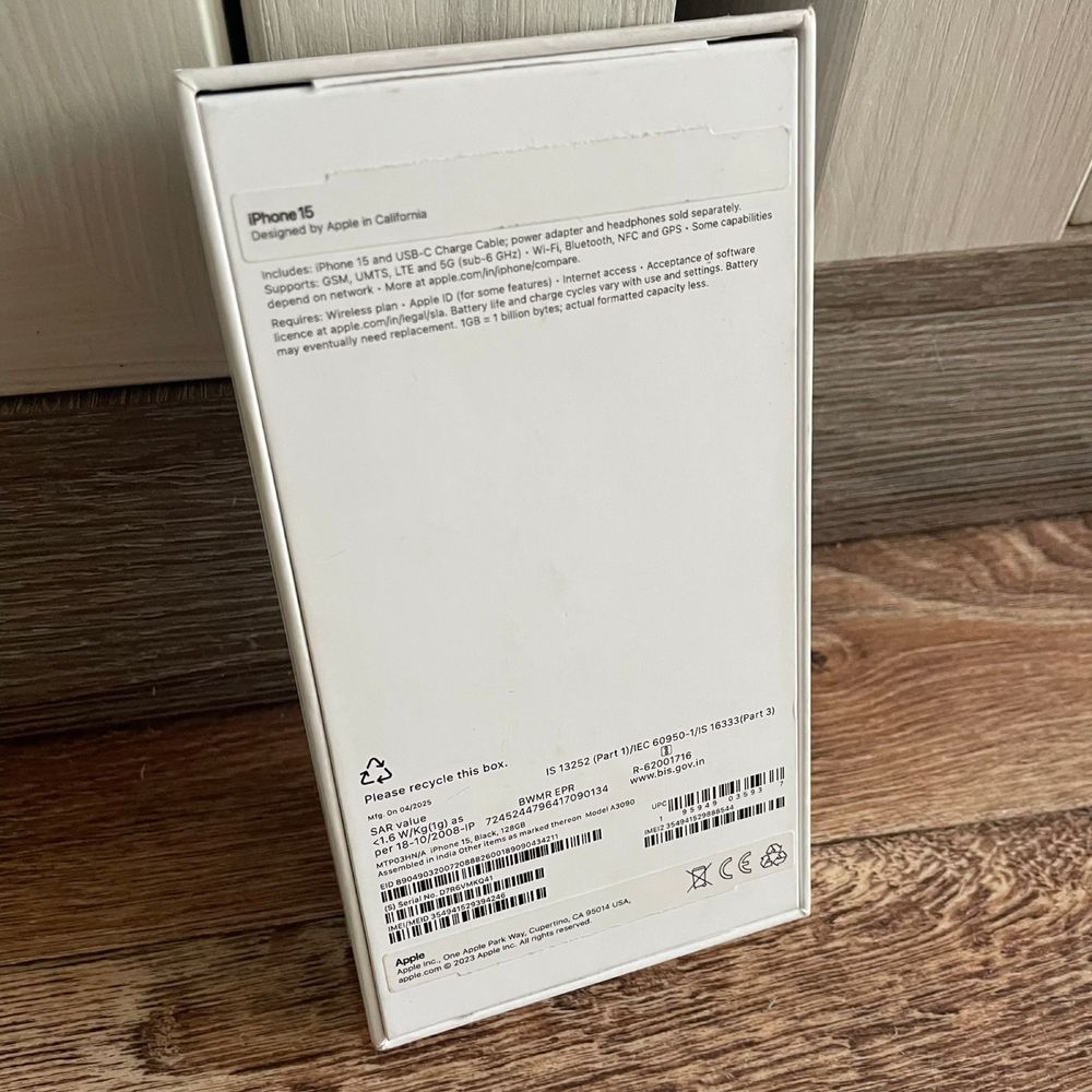 iPhone айфон 15 128gb, Новый