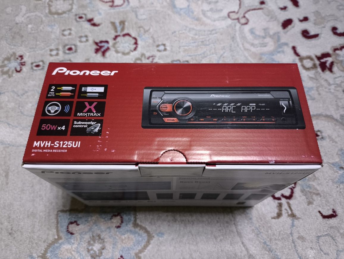 Магнитола Pioneer - S125UI 1DIN. Оригинал. Новый.
