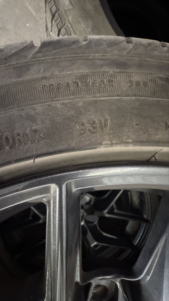 Диски с автошинами R17/50/205