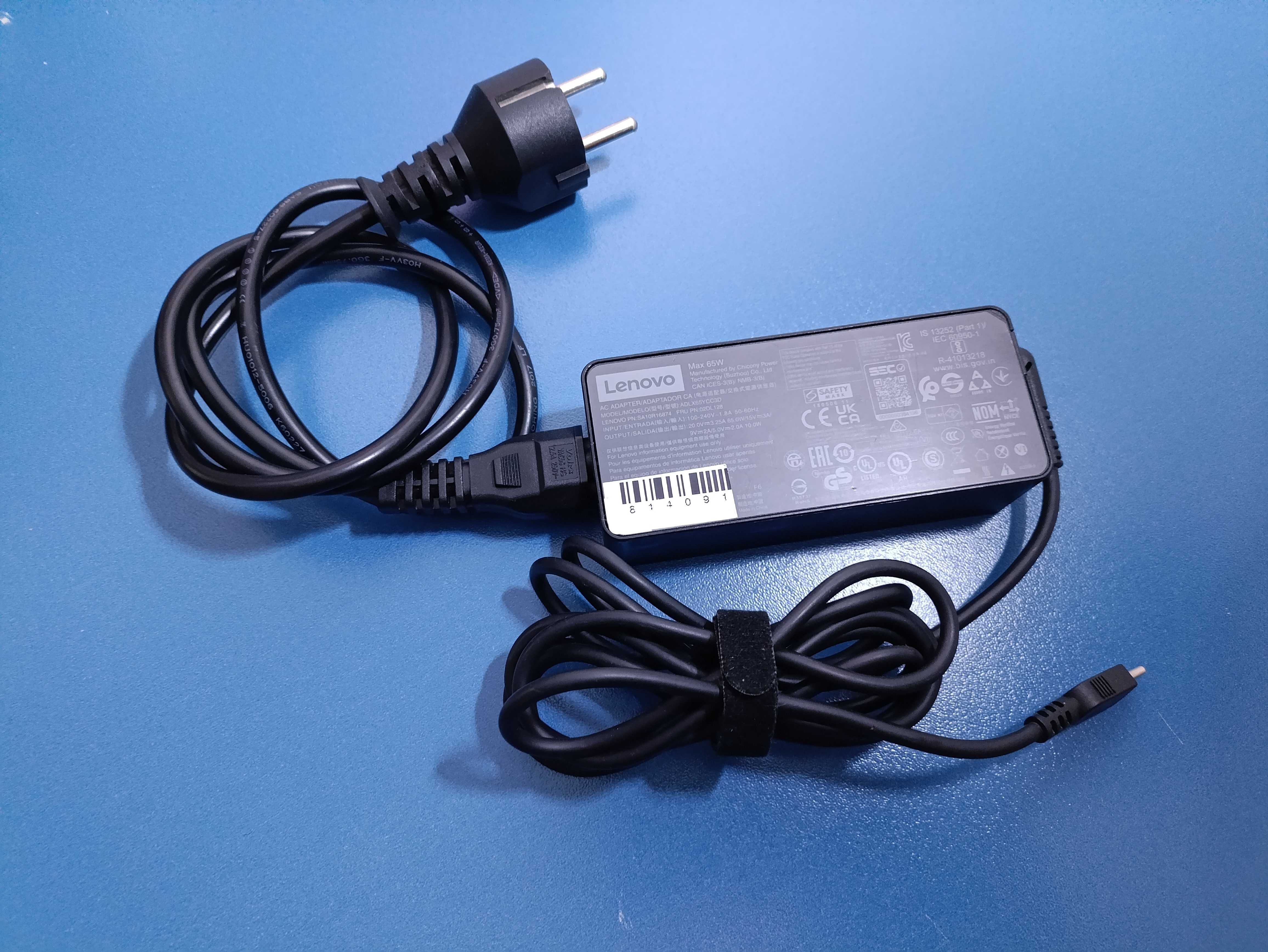 Блок питания, зарядное устройство 65W Type C
