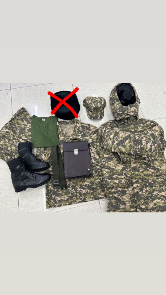 форма для военной кафедры