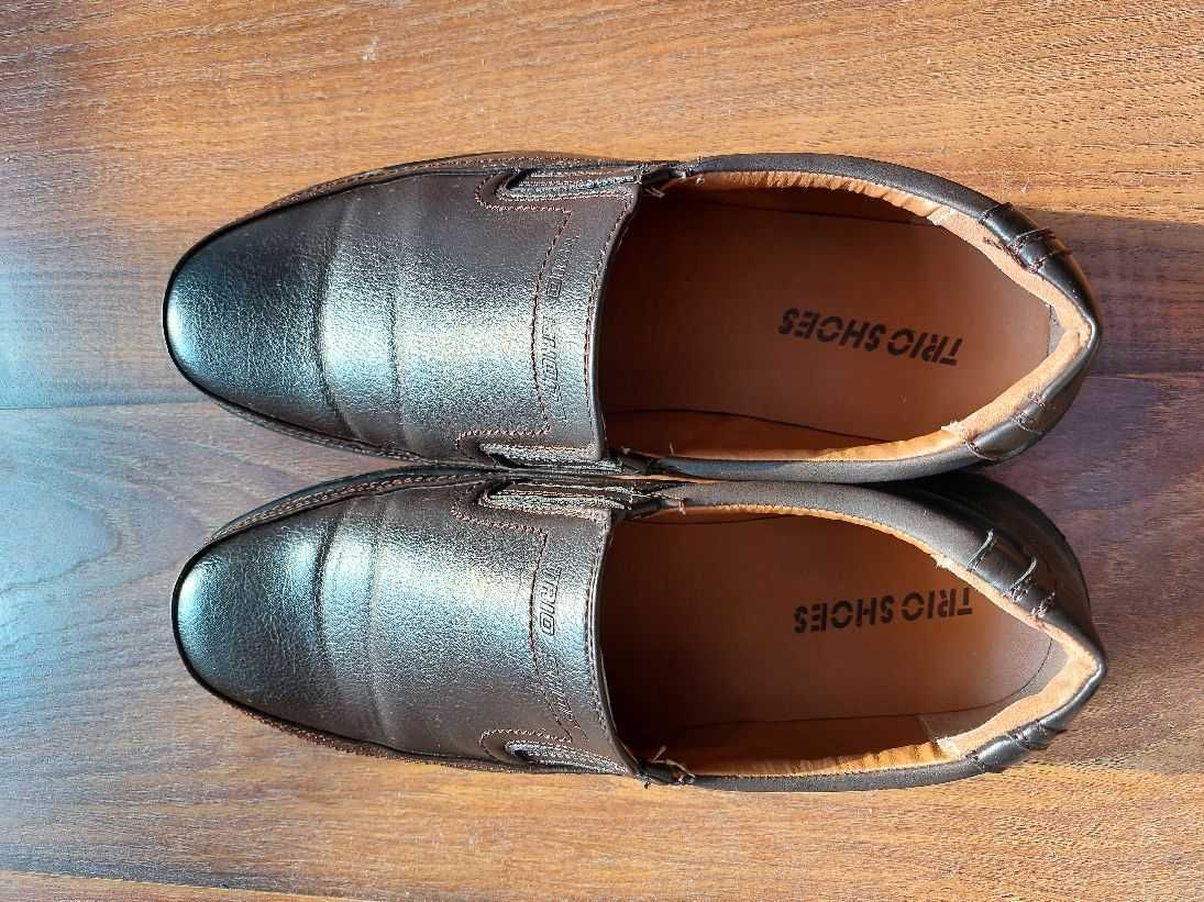 Кожаные туфли «TRIO SHOES» Россия. 43 размер.