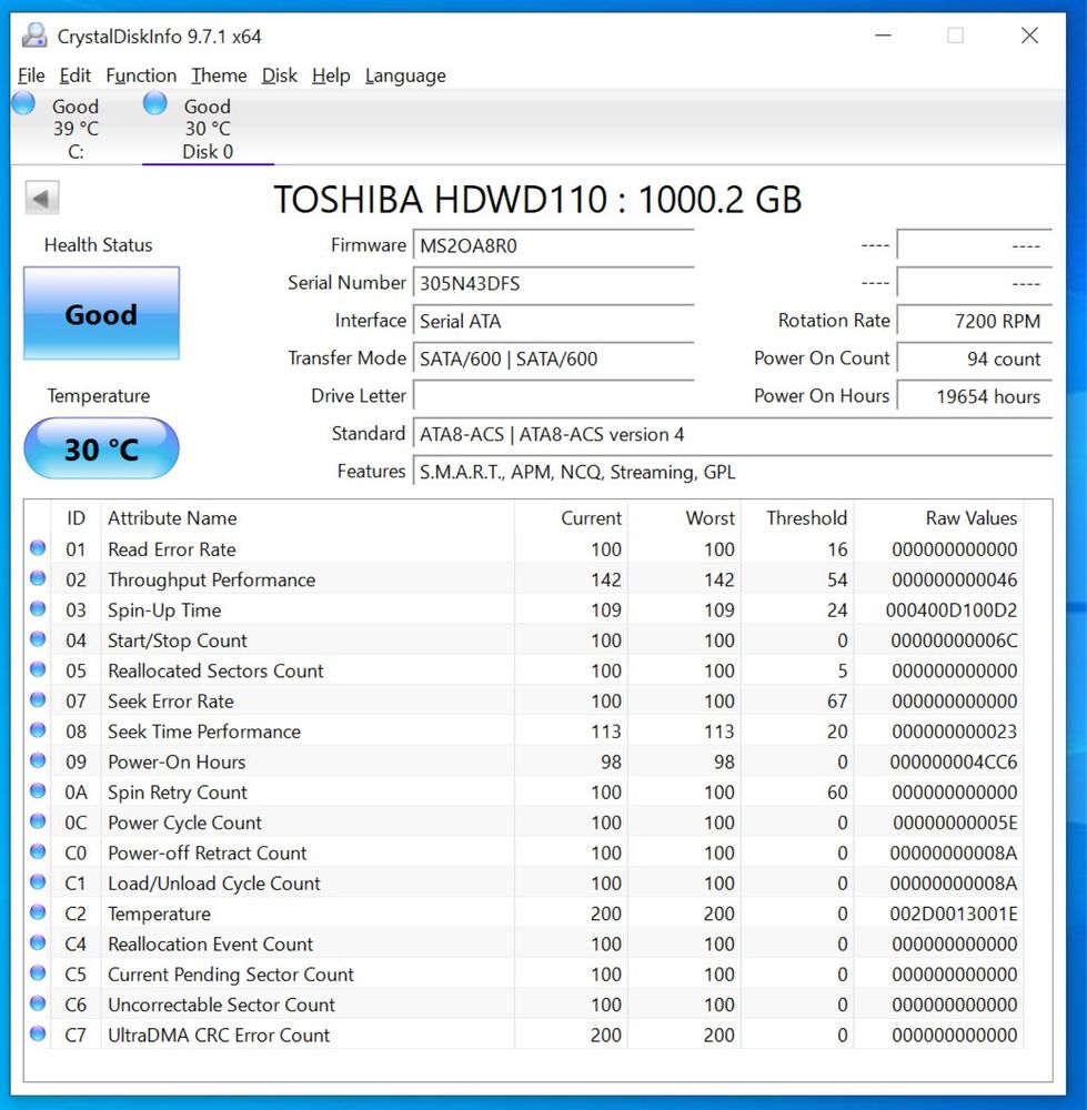 Жесткие диски HDD