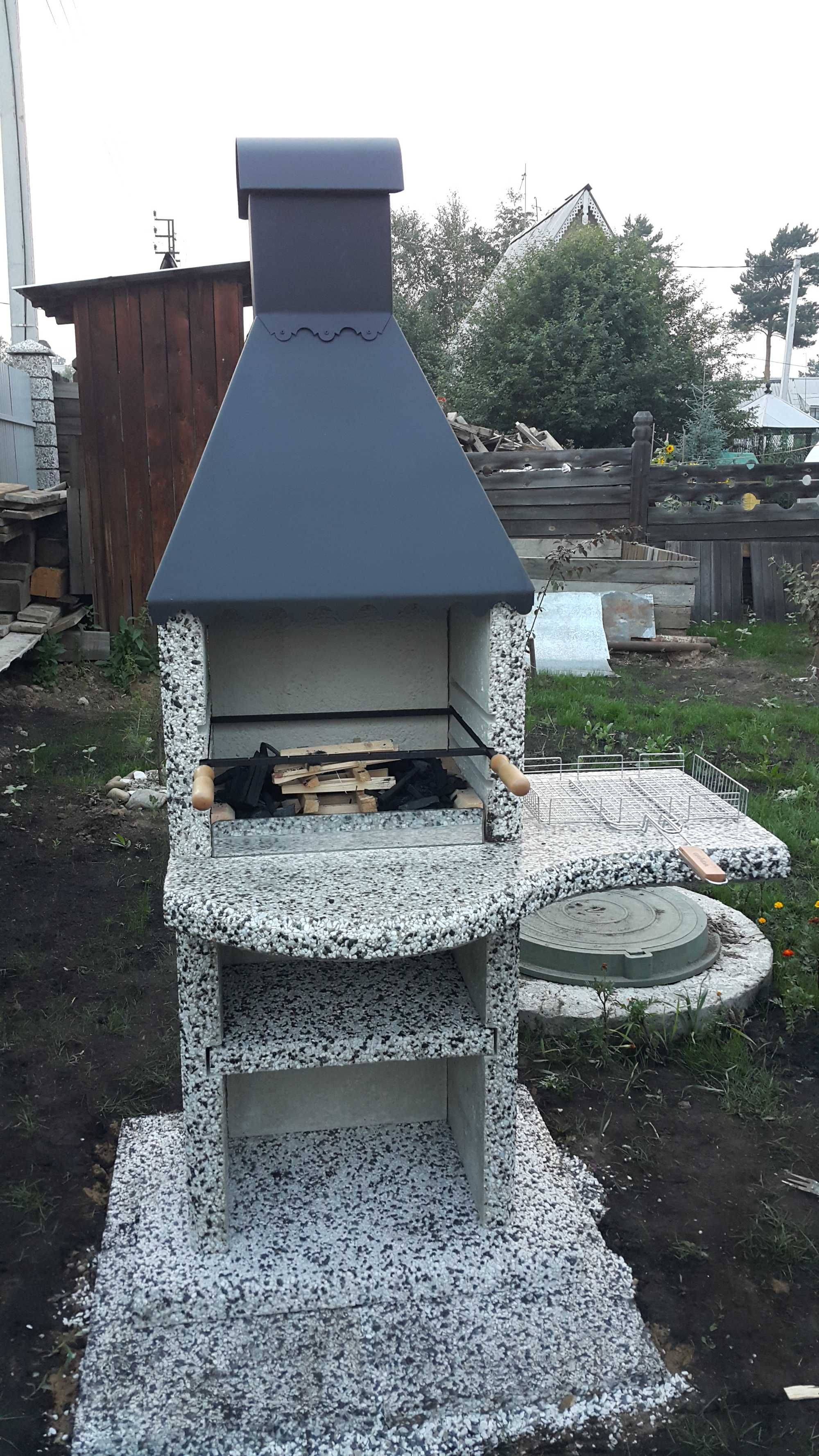 Барбекю зона модульная