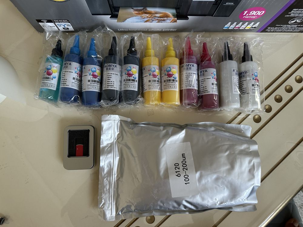 Новый DTF принтер Epson L805 (можно использовать как и обычный принтер