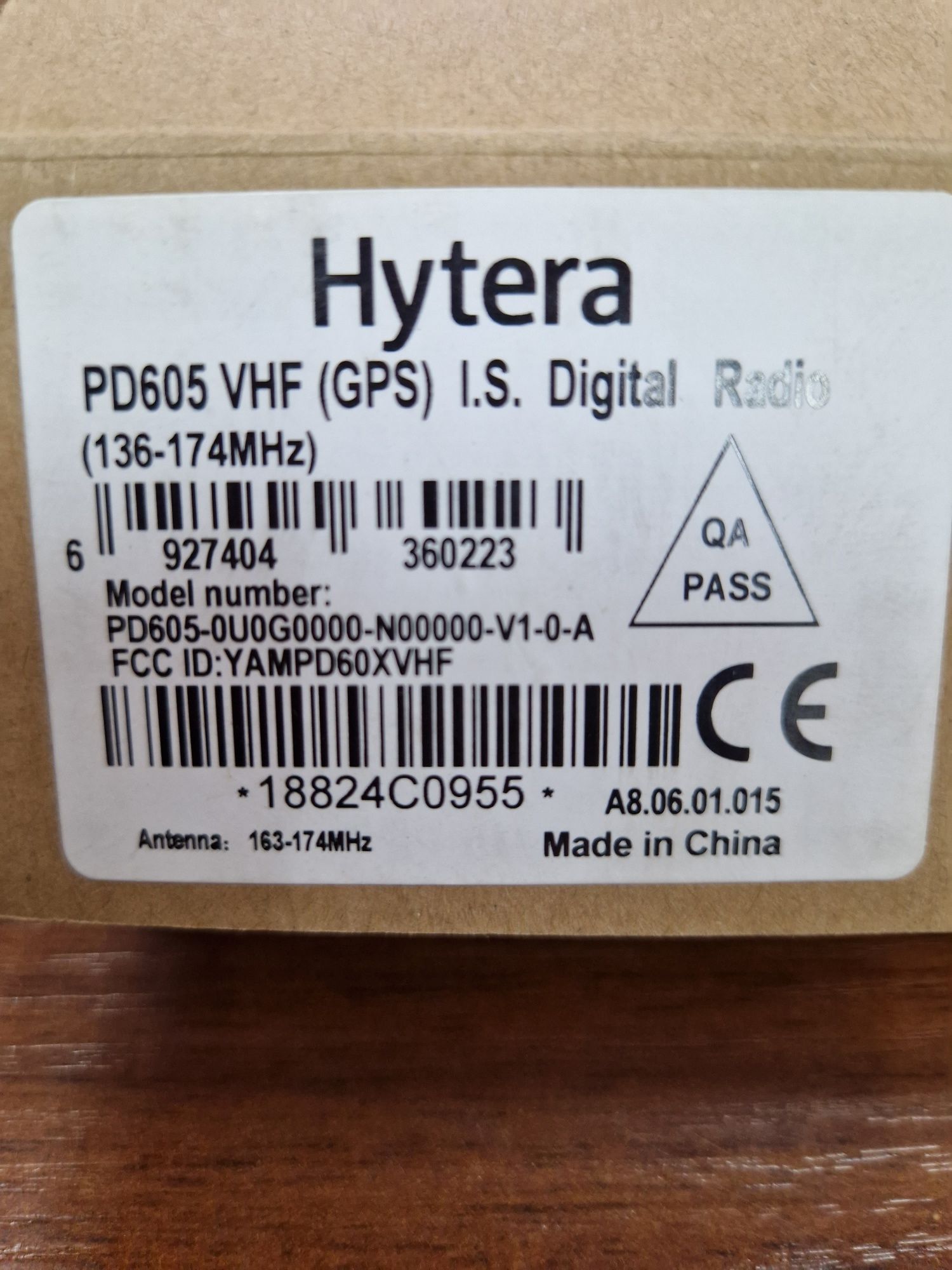 Продам новую рацию PD-605 UL913 (взрывобезопасная)диапазон 136-174МГц