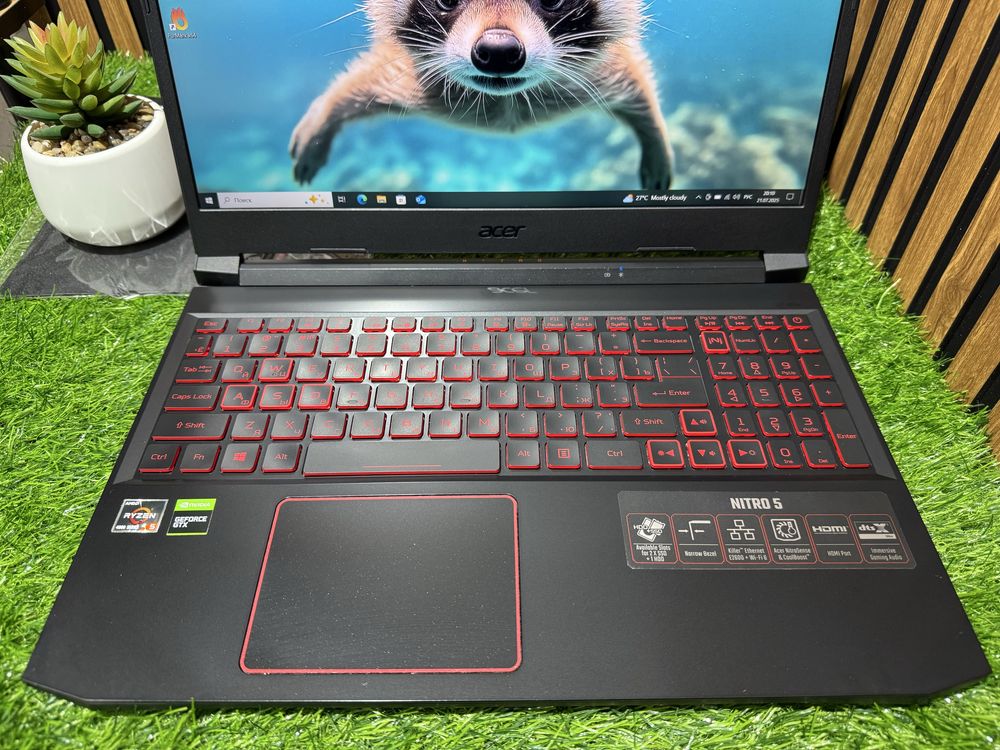 Игровой Ноутбук Acer Nitro 5 GTX1650 Ryzen5-4600H 16GB SSD512GB