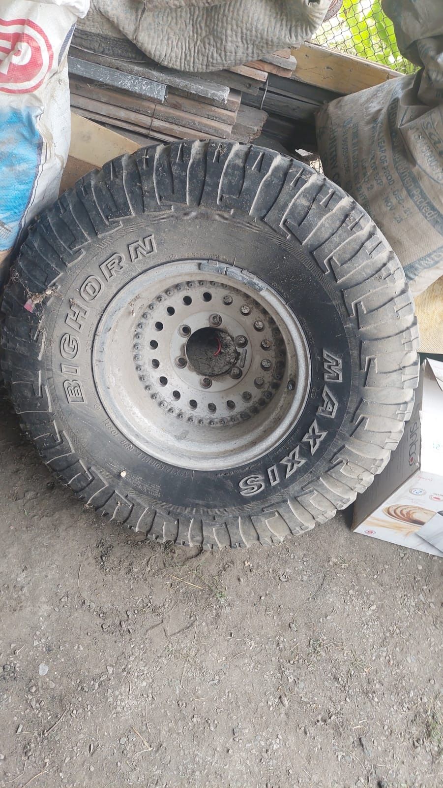 Резина с диском размер 33 R15