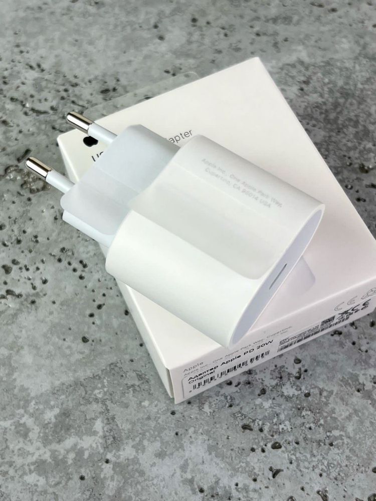 Зарядка на айфон! Зарядное устройство iPhone! Кабель! Адаптер! Блочок!