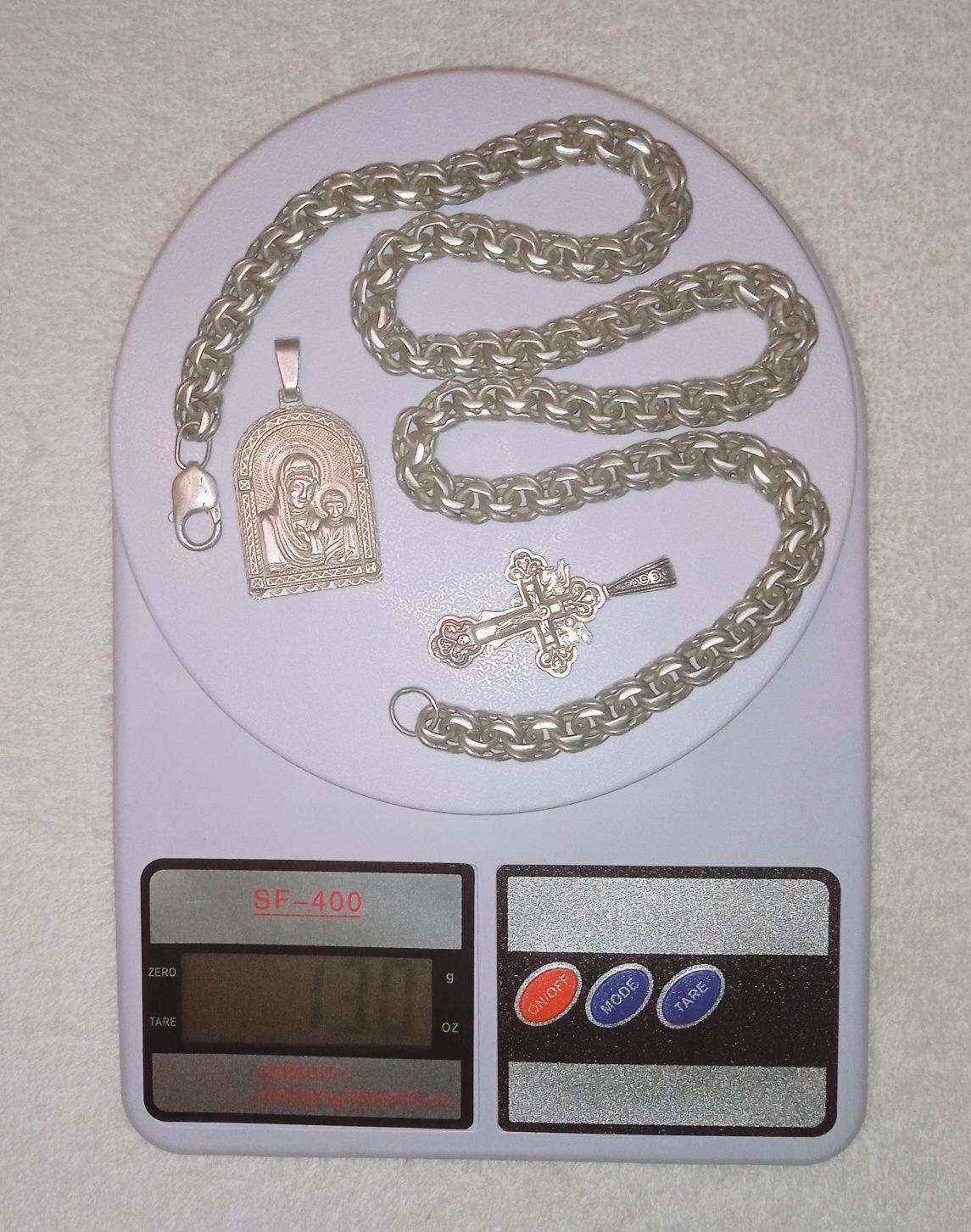 Серебро 130грамм, 63 см