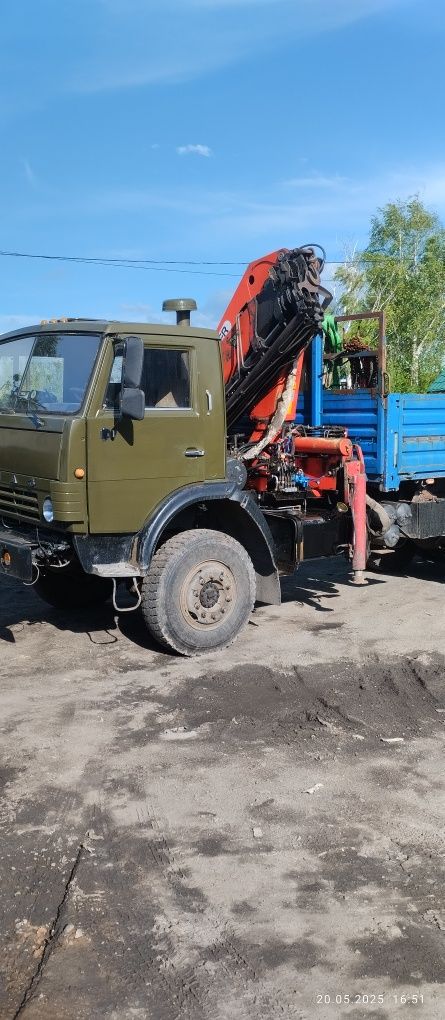 Услуги манипулятора на базе вездехода, г/п стрелы 6т