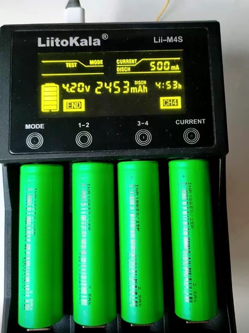 Аккумуляторы INR 25p 18650, 2500mAh