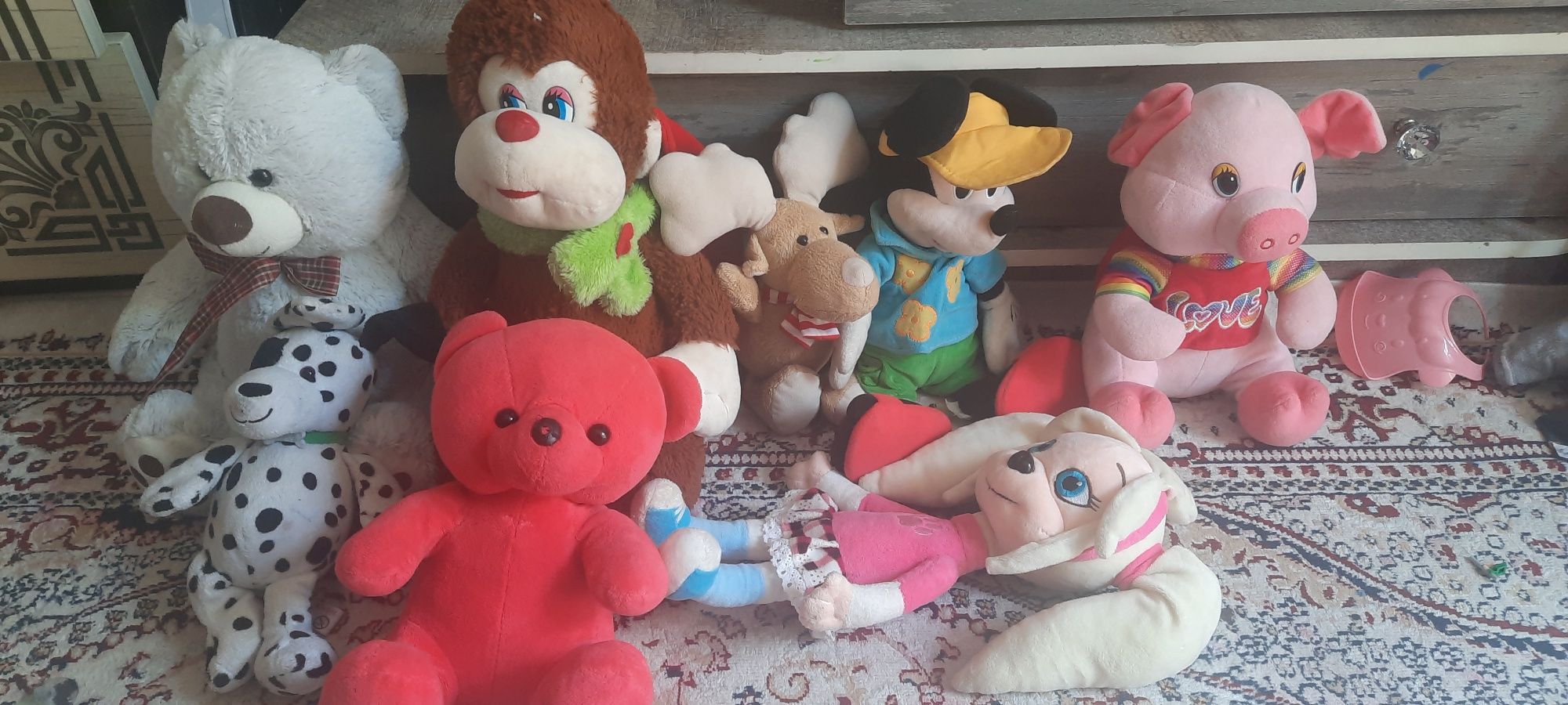 Мягкие игрушки микимаус и другие