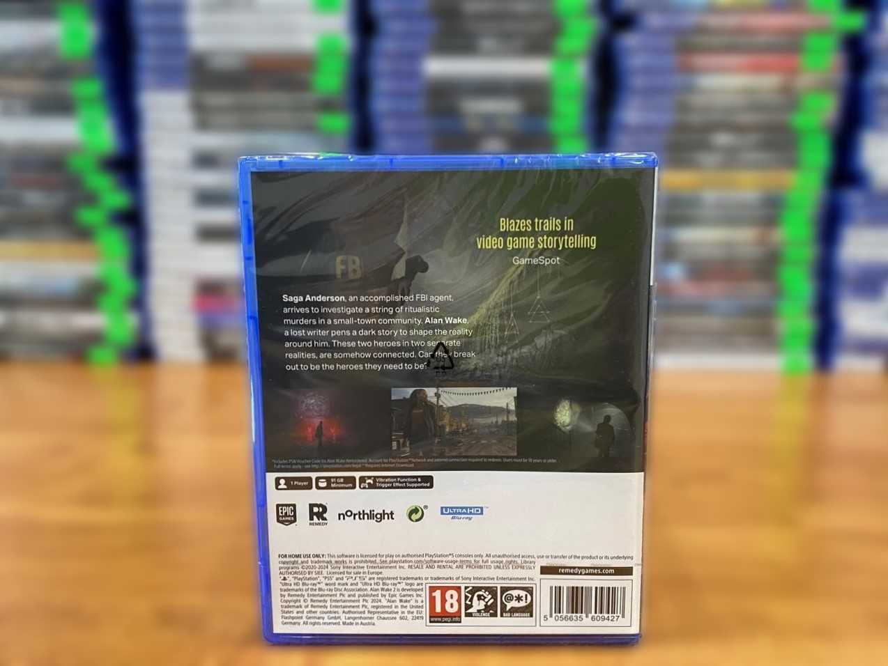 НОВЫЙ Alan Wake 2 Deluxe Edition +Alan Wake Remastered PS5