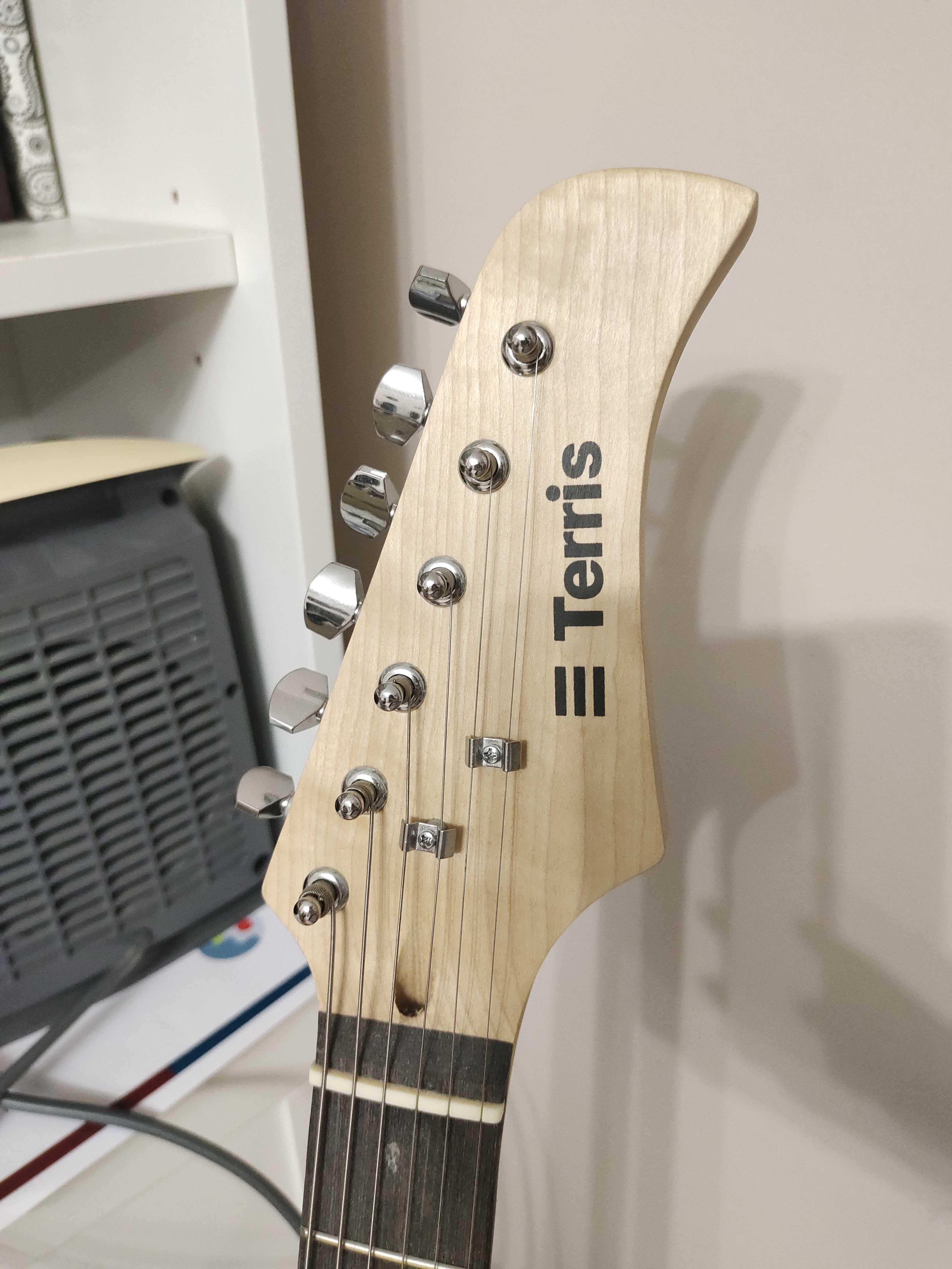 Электрогитара Terris TPACK-1 BK с комбоусилителем и кабелем
