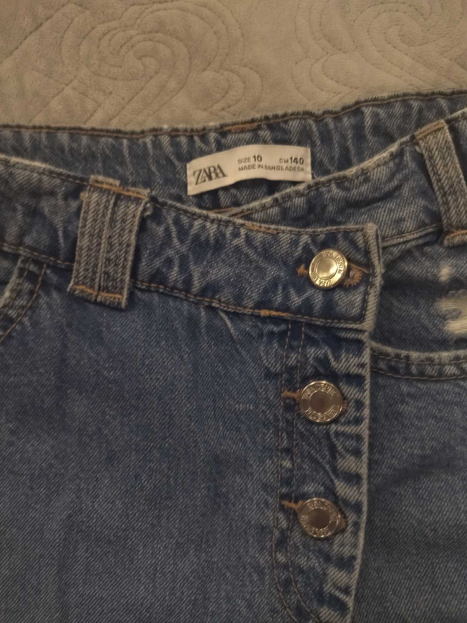 Джинсовая юбка шорты Zara