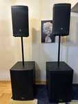 Dynacord SUB1.18 сабвуфер 2шт верхний JBL Eon700 в комплекте