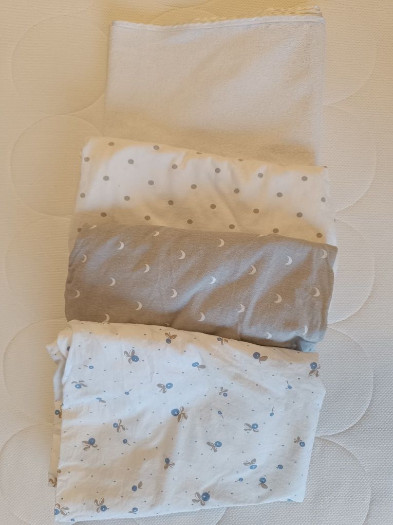 Матрас детский IKEA размер 60x120 + наматрасник + простыни