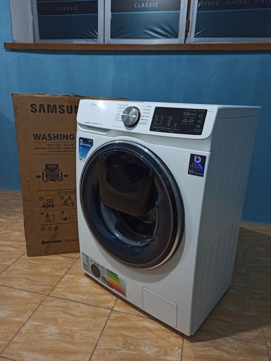 Стиралный Samsung EcoBubble автомат Сенсорный экран Стиралная машина