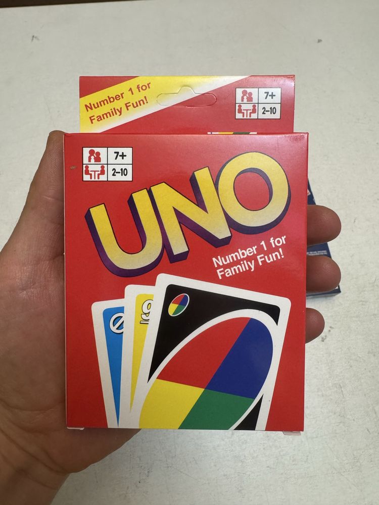 Настольная игра УНО - UNO, Flip, DOS карточная игра