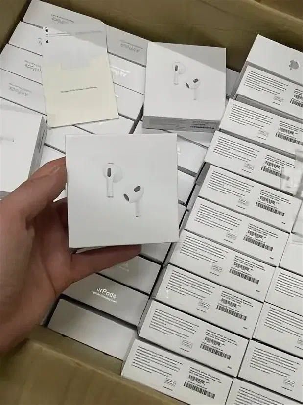 Наушники беспроводные AirPods новые чехол в подарок