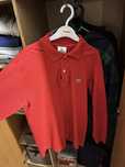 поло с длинным рукавом lacoste