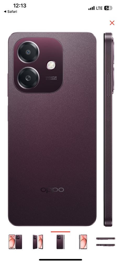 Смартфон OPPO A3x4/128 GB Nebula Red
